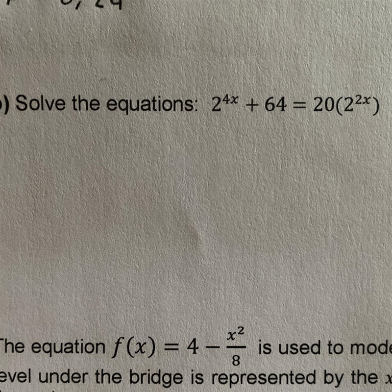 Solve the equation This is a question from a mock exam I could not answer-example-1