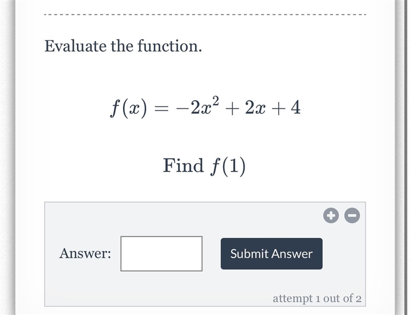 Evaluate the function-example-1