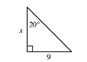 Solve for the value of x. Round to the nearest tenth.-example-1