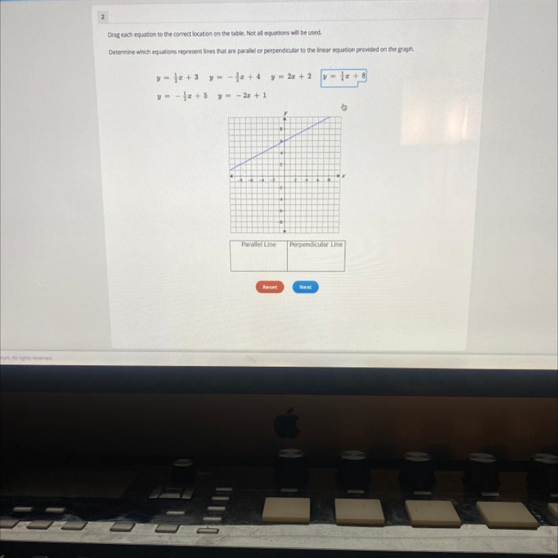 Drag each equation to the correct location on the table. Not all equations will be-example-1