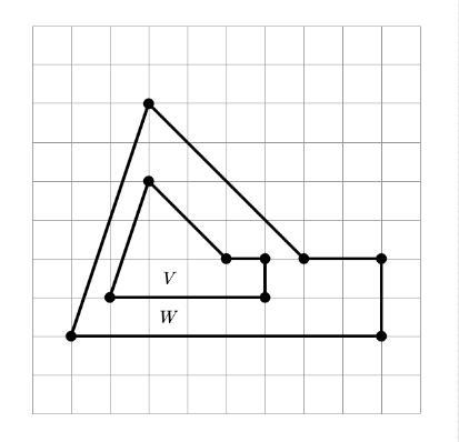 Where is the center of dilation located in the image pictured below?-example-1