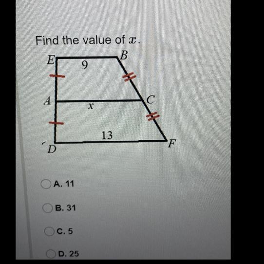 Find the value of x-example-1