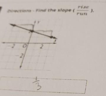 What's the slope of the graph ? ​-example-1