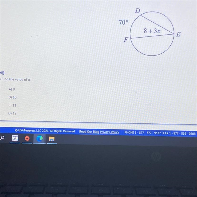 Find the value of x-example-1