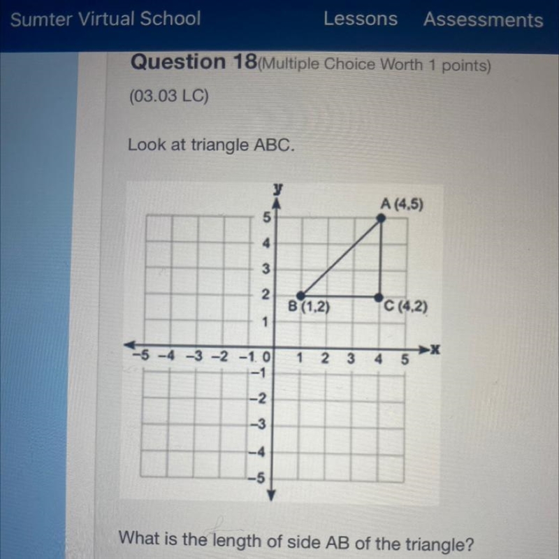 What is the length of side AB of the triangle?-example-1