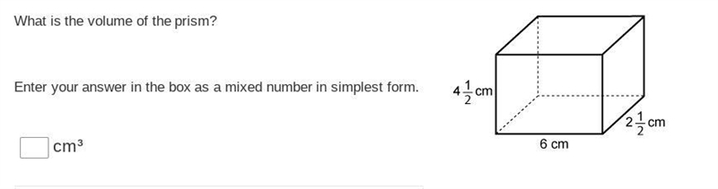 Pls help me 100 points What is the volume of the prism? Enter your answer in the box-example-1