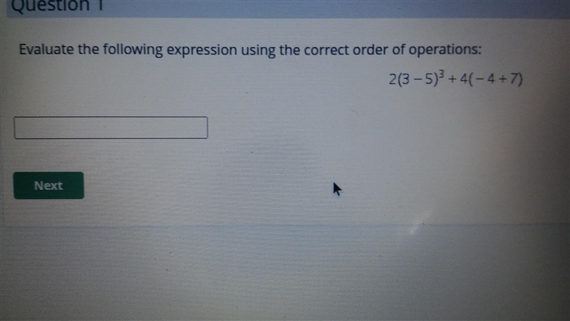 Does anybody know this? Evaluate the following expression using the correct order-example-1