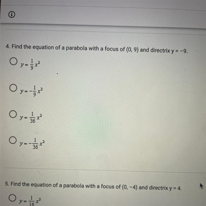 Can you help me find me the equation both please-example-1