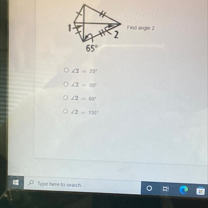 Find the measurement of angle 2-example-1