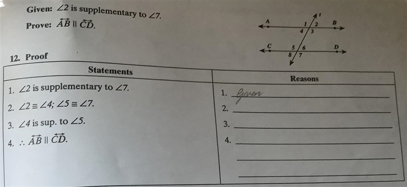 Geometry: complete this proof (ASAP!!!!! It’s urgent)-example-1