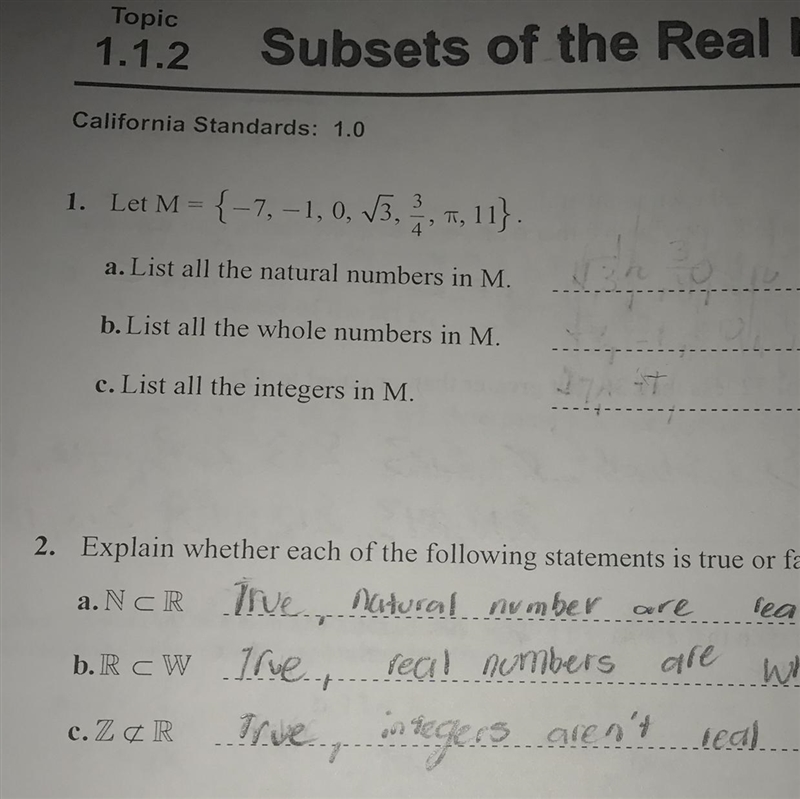 Answer all parts of number 1 please. Thank you.-example-1