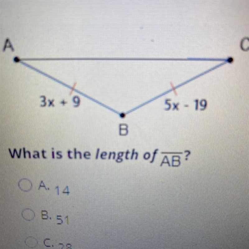 What is the length of AB 14 51 28 20-example-1