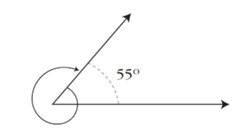 Find the algebraic measure of the given directed angle: ​-example-1