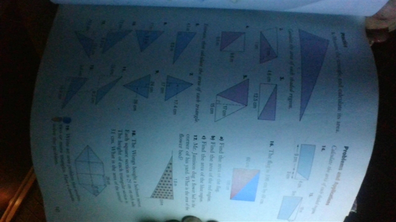 I need help plz its like triangles and area thers 17 questions-example-1