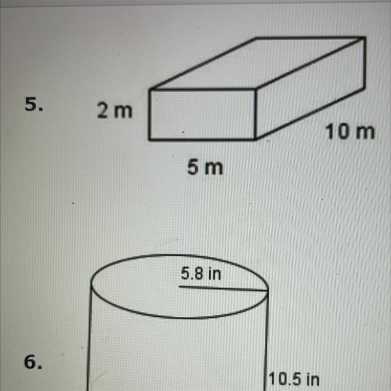 HELP ASAP PLS IM TIMED Find the (a) the volume and (b) the surface area of each.-example-1