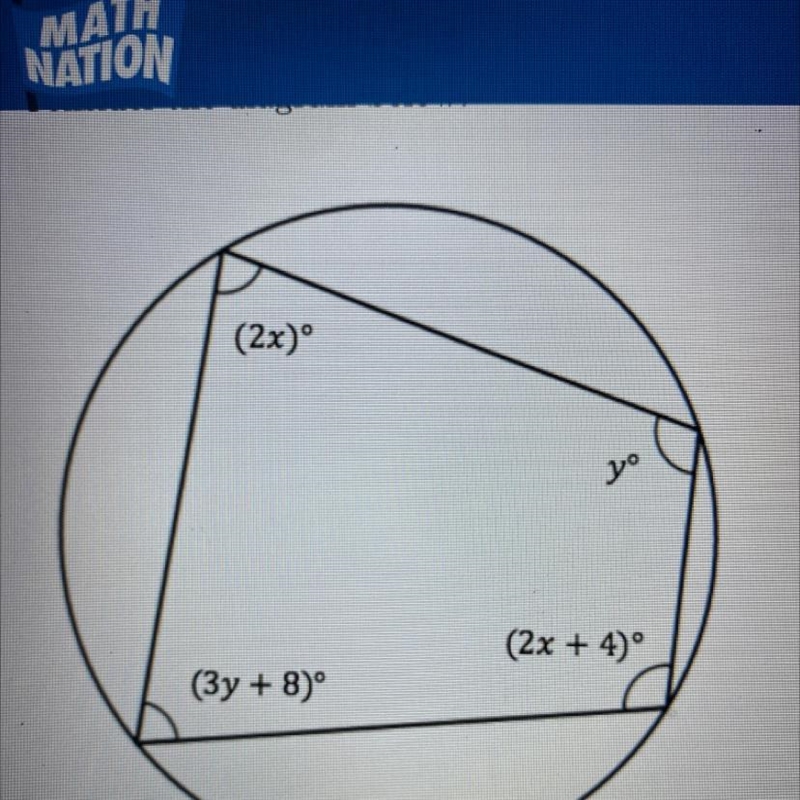 Which of the following represents x and y? A: x= 44 and y=43 B: x= 43 and y=44 C: x-example-1