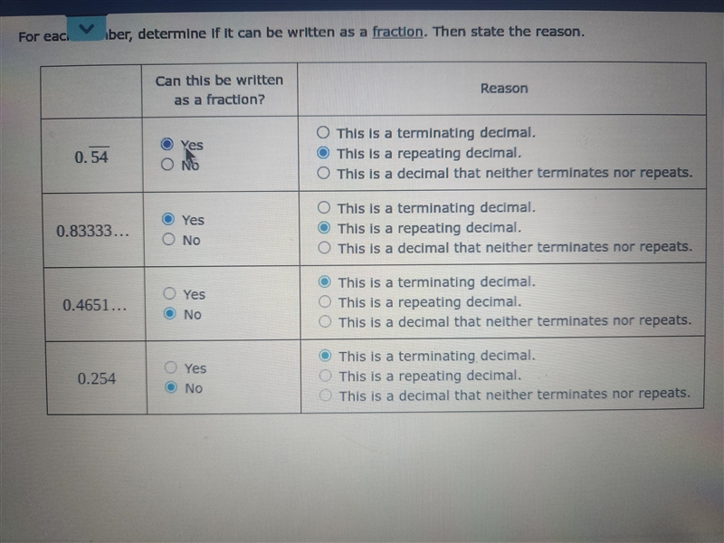 Could someone help me? The problems (see image attached) are about whether or not-example-1