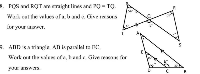 Wgat the angle values-example-1