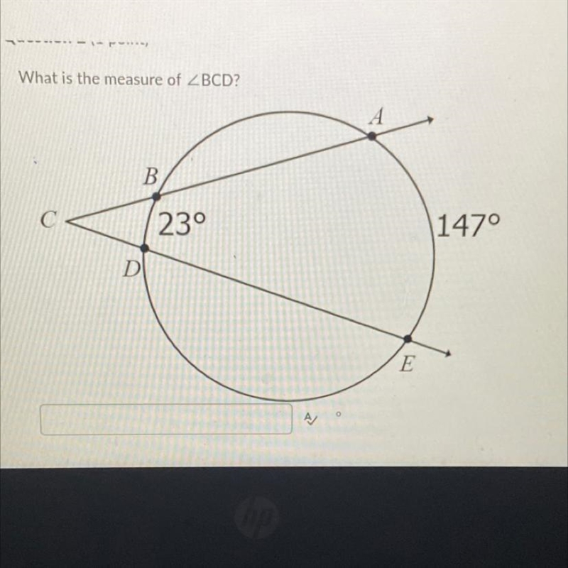 !!!please please help me asap!!! what is the measure of BCD?-example-1