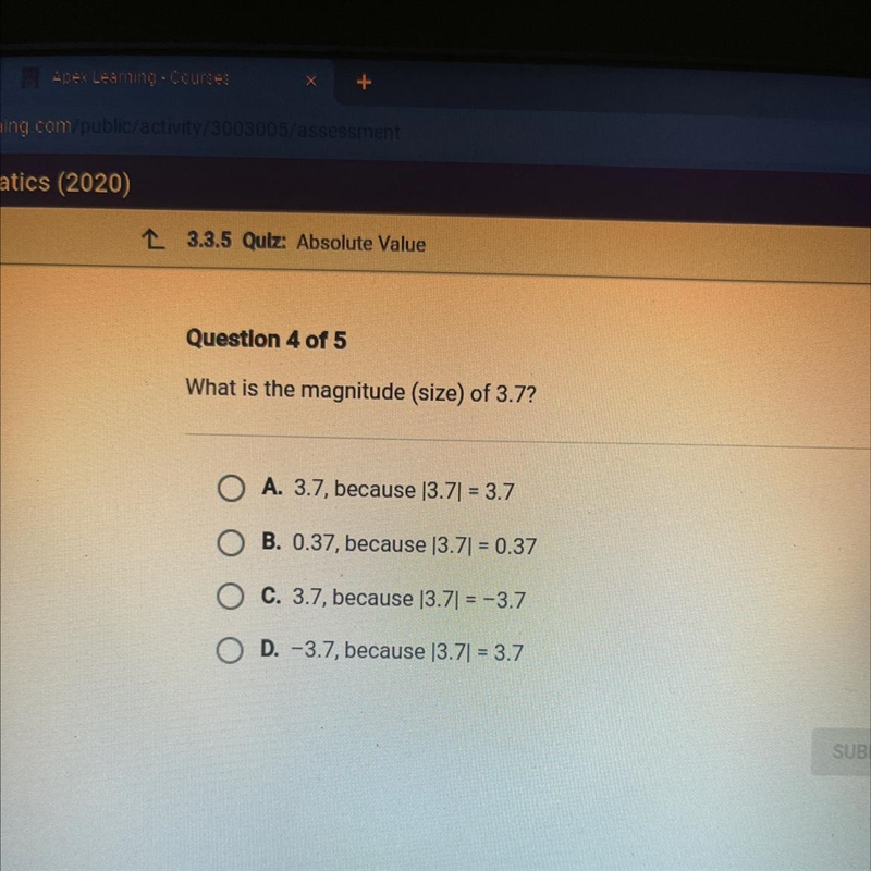 What is the magnitude (size) of 3.7?-example-1