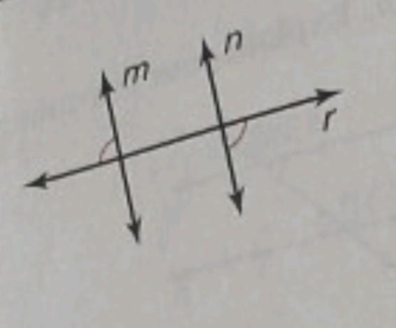 Is m parallel to n. If so state the theorem you can use-example-1