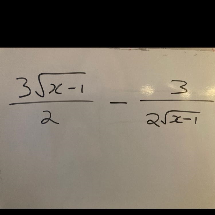 Can someone help me express this as a single fraction, i’m not sure of my answer-example-1