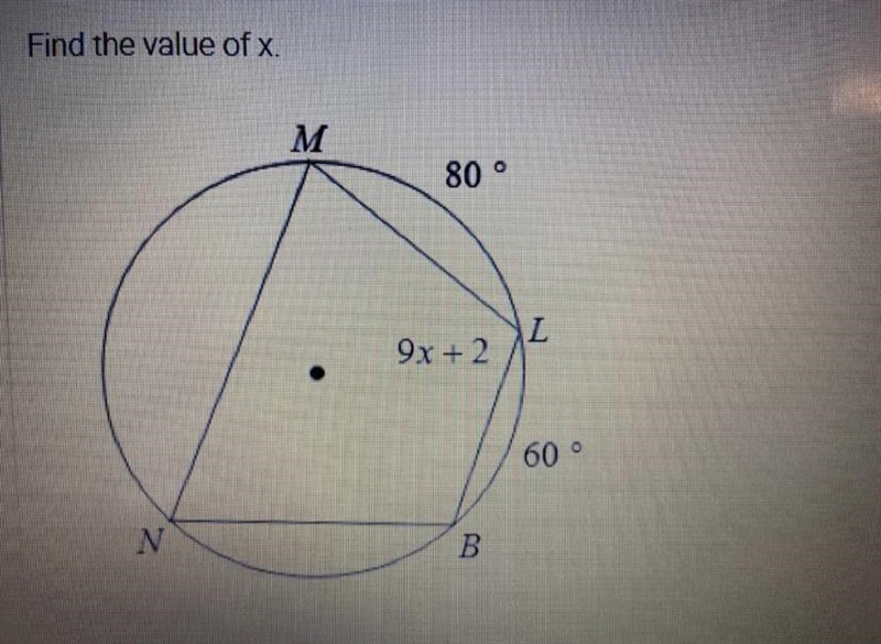 Please help!! Find the value of x A. 12 B. 6 C. 10-example-1