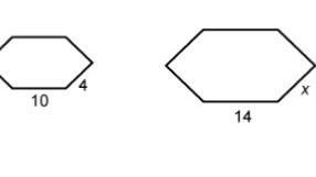 This scale drawing shows an enlargement in a figure.What is the value of x? Enter-example-1