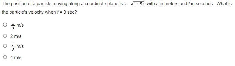 [SCREENSHOT INCLUDED] The position of a particle moving along a coordinate plane is-example-1