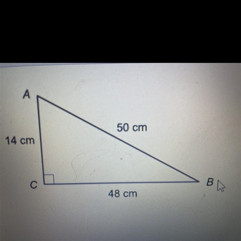 Calculator What is the measure of angle A in this triangle? Enter your answer as a-example-1