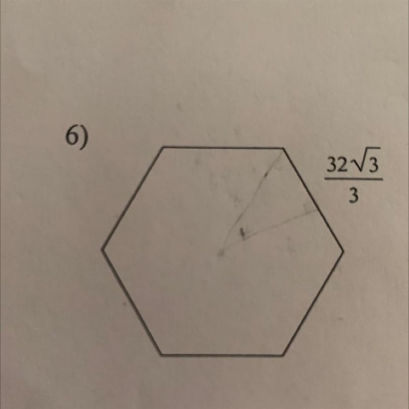 I need help too find area (it’s a regular polygon-example-1