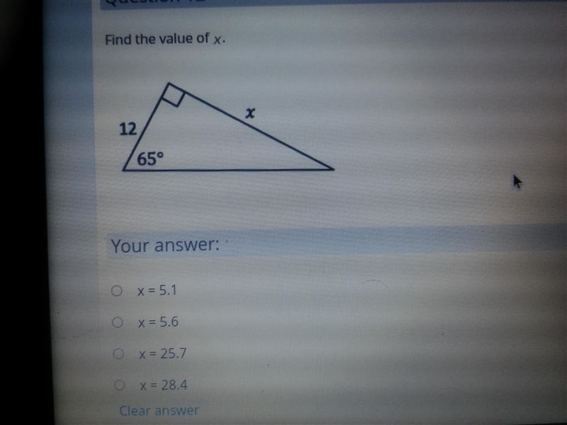 Which one is correct? I'm getting told two different things. Find the value of x-example-1