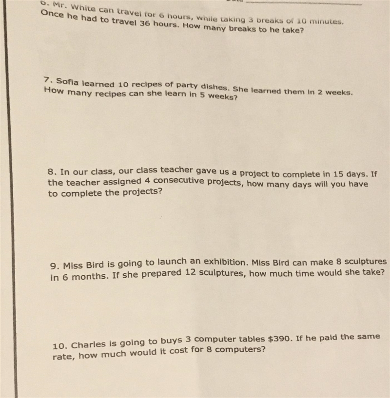 Can some please explain and solve how to do these unit rate equations?-example-1