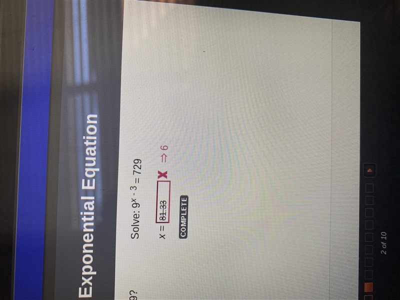 I don’t have a question but both of the answers are wrong i just did it right now-example-1