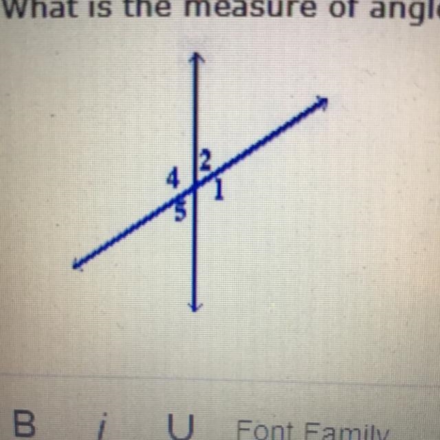 What is the measure of angle 1 if the measure of angle 4 is 155 degreees-example-1