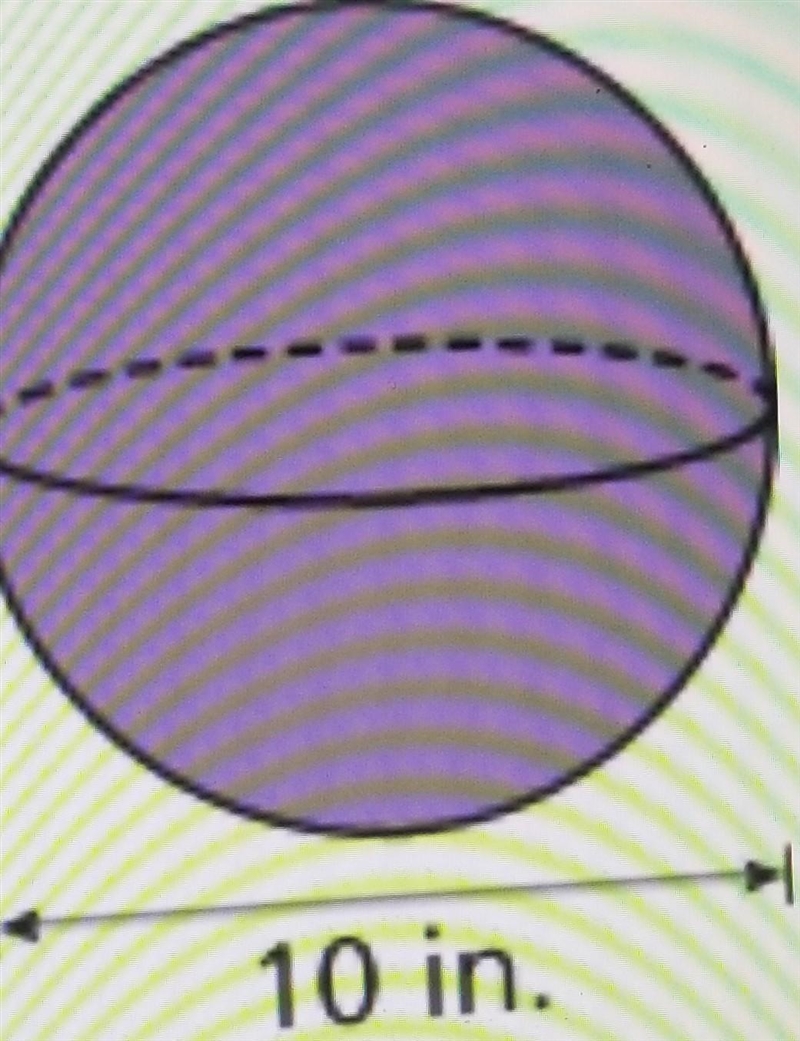 Find the area of the cross section through the center of the sphere. Use 3.14 for-example-1