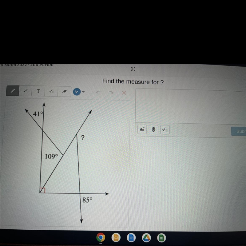 Find measure for ? Please help-example-1