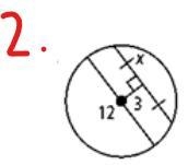 1. Find the value of x to the nearest tenth. 2. Find the value of x to the nearest-example-2