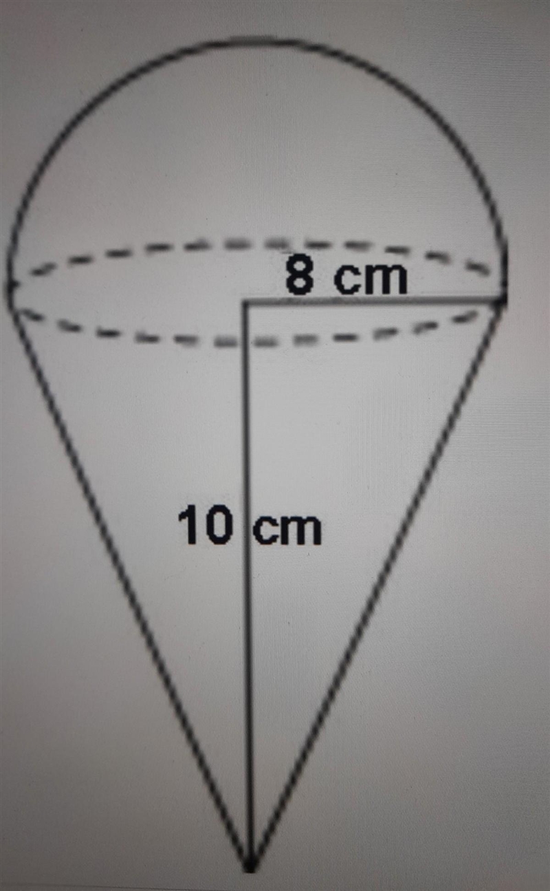 Volume of this ice cream cone​-example-1