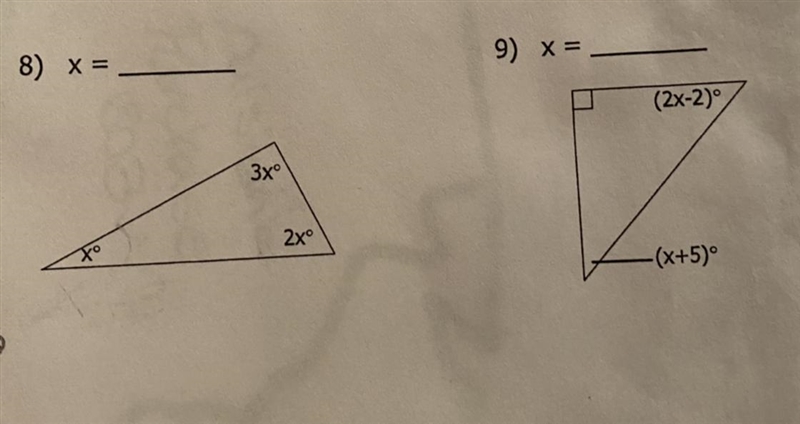 Find the value of X and show your work-example-1