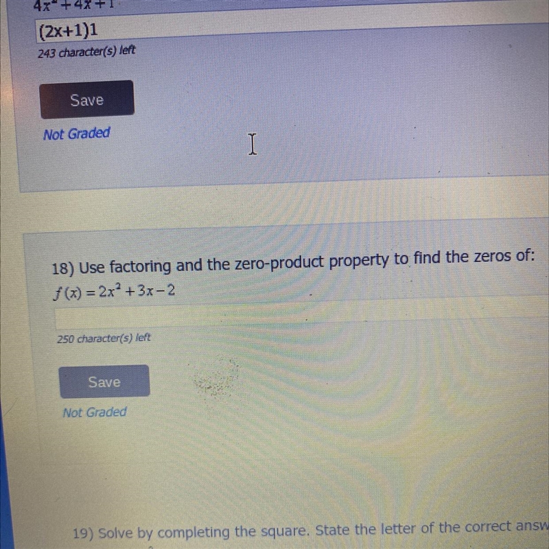 Use factoring and the zero-product property to find the zeros of: f(x) = 2x² + 3x-example-1