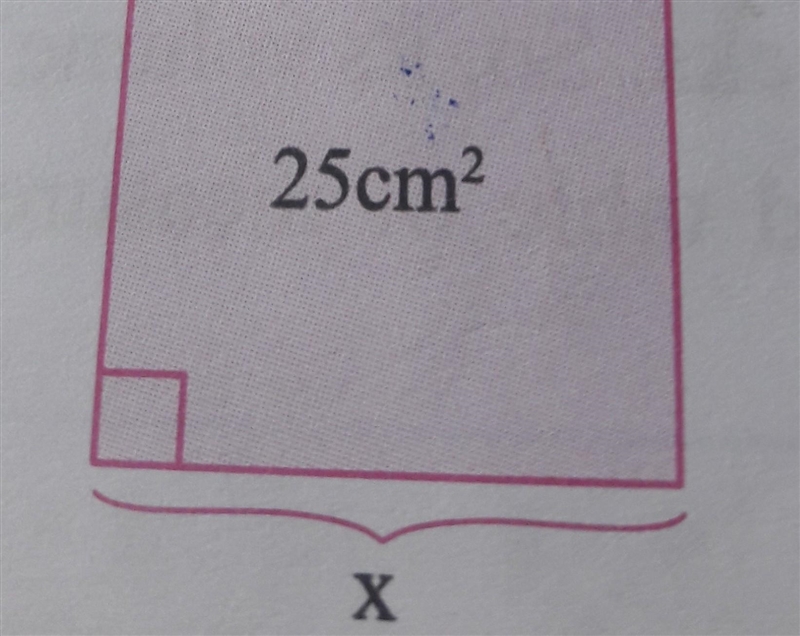 Find the value of x from the square​-example-1