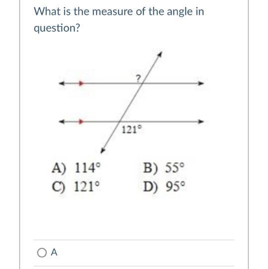 What is the measure of the angle ?-example-1