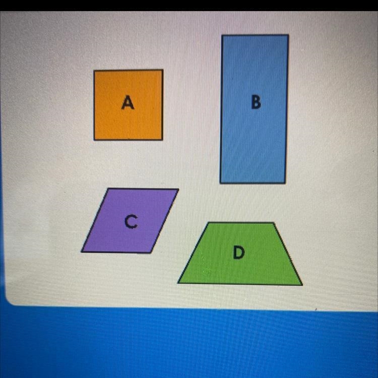 How is shape d different from shapes A, B, and C?-example-1