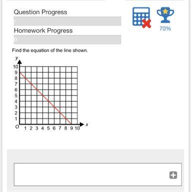 Find the equation of the line shown-example-1