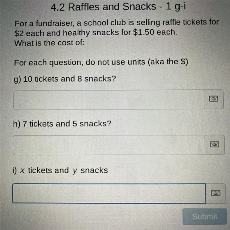 For a fundraiser, a school club is selling raffle tickets for $2 each and healthy-example-1