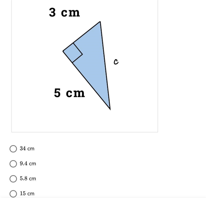 Find the unknown side of the right triangle below. Round to the nearest tenth .-example-1