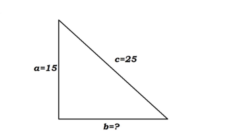 Can you use Pythagorean Theorem to find the missing side?-example-1