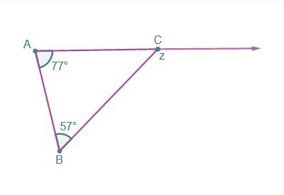 I need to determine m∠z. Can anybody help with this?-example-1