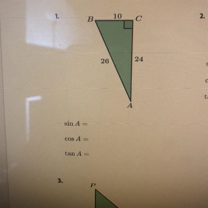 Write down the indicated trigonometric value and write as decimal and round to thousandths-example-1